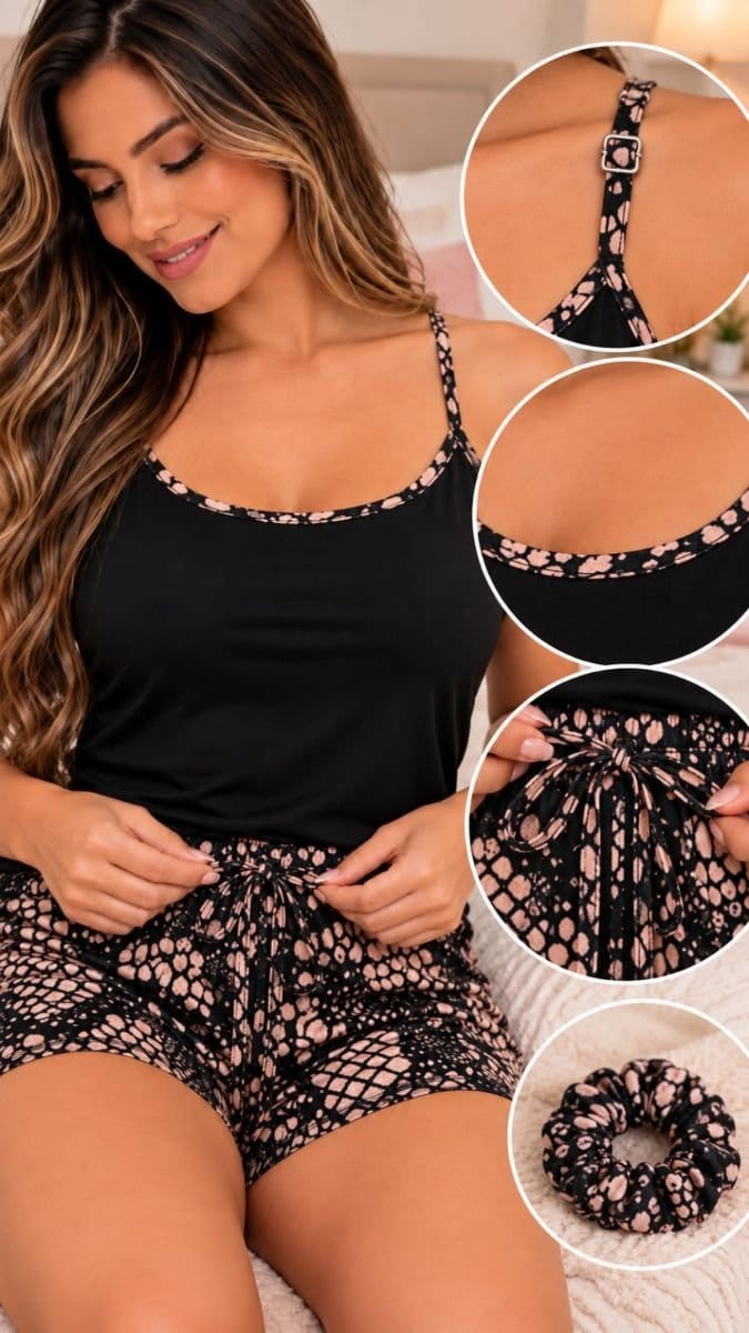 Conjunto Pijama Feminino - Foto 1