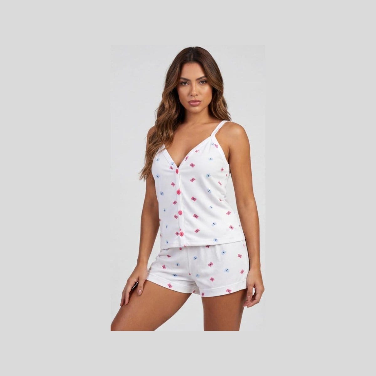 Conjunto Pijama Feminino Canelado - Foto 3